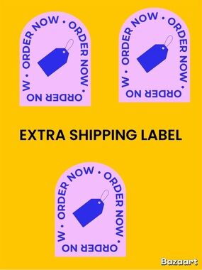 EXTRA SHIPPING LABEL 🏷️